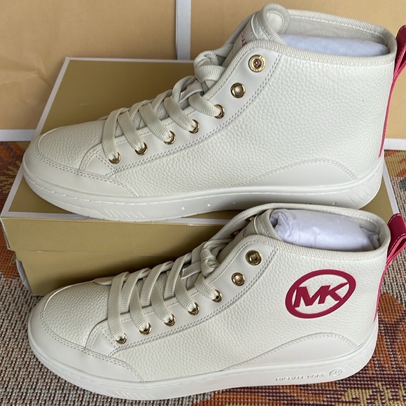 MICHAEL KORS SHEA MID HIGH TOP
FAUX LEATHER
49R4SHFE5L
ELECTRIC PINK
sneakers - Picture 5 of 16